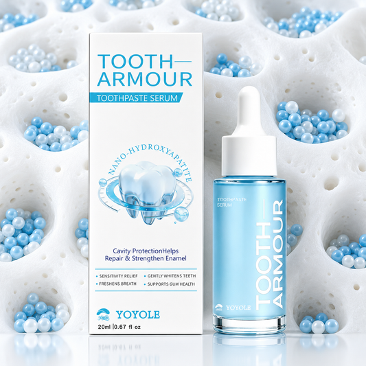 Worried About Weak Enamel or Stubborn Stains? Meet YOYOLE Tooth Armour Toothpaste Serum.