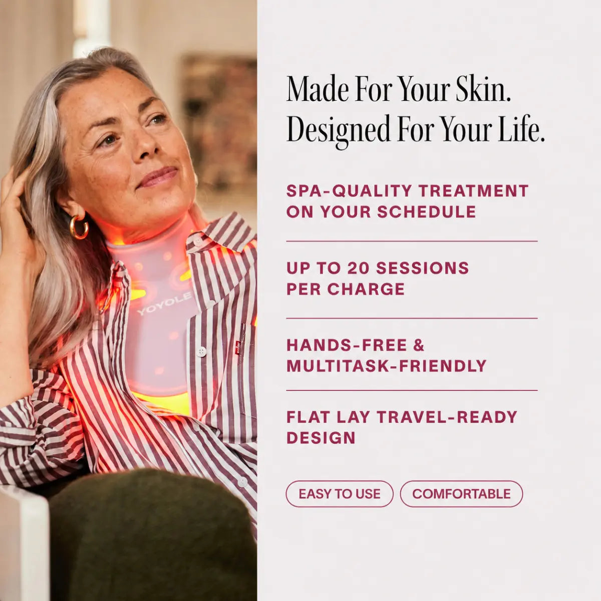 YOYOLE Neck & Chest Pro Light Therapy Mask