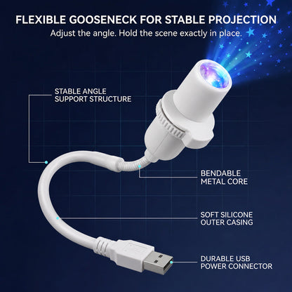 🪼Last day 70%off丨YOYOLE® Night Light Projector - Smart Holographic Star Projector