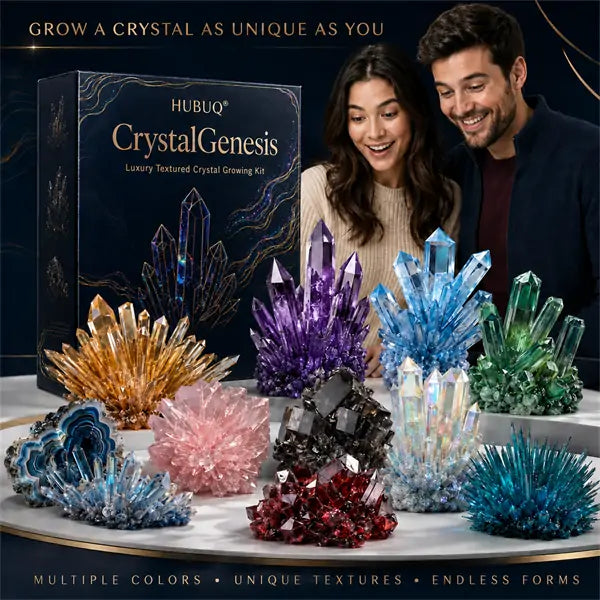 Save 50% by ordering today丨HUBUQ® CrystalGenesis — Luxury Textured Crystal Growing Kit