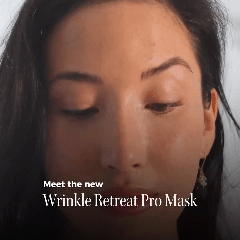 Wrinkle Retreat Pro LED Face Mask with Red, Infrared, Deep Red, and Amber Light Therapy