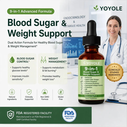 YOYOLE 9-in-1 Blood Sugar & Weight Support💰Buy 1, Get 1 FREE!💰👨‍⚕️
