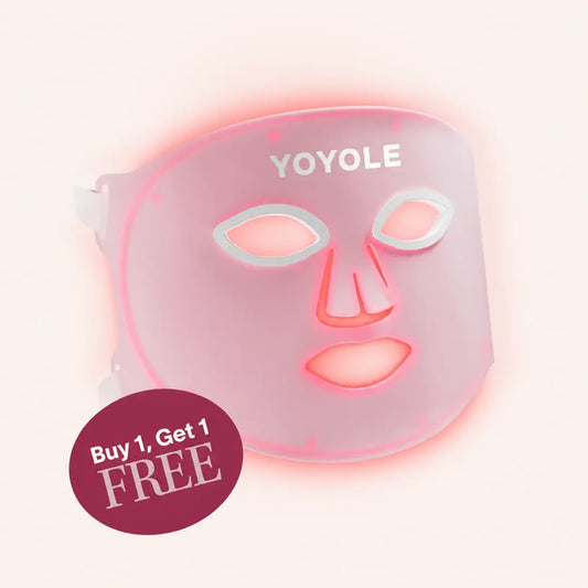 Wrinkle Retreat Pro LED Face Mask with Red, Infrared, Deep Red, and Amber Light Therapy