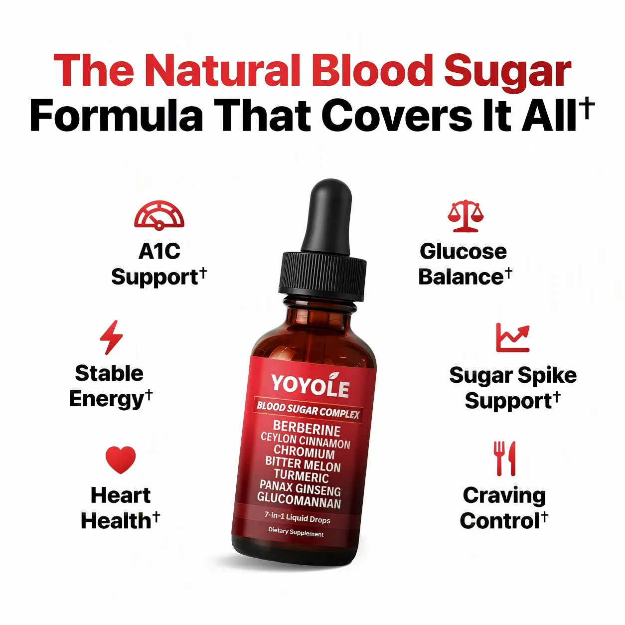YOYOLE 7-in-1 Blood Sugar Complex💰Buy 1, Get 1 FREE!💰🧨