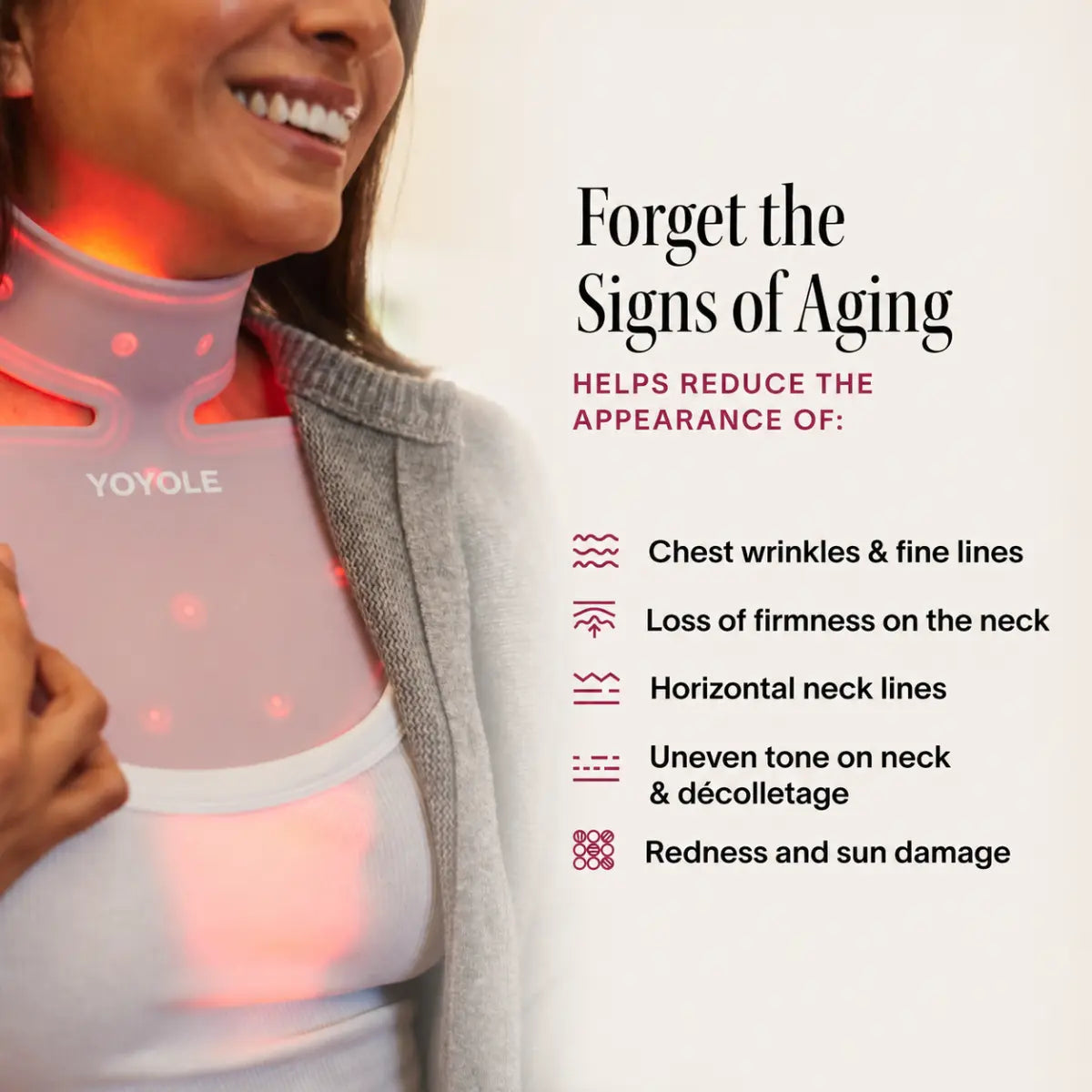 YOYOLE Neck & Chest Pro Light Therapy Mask