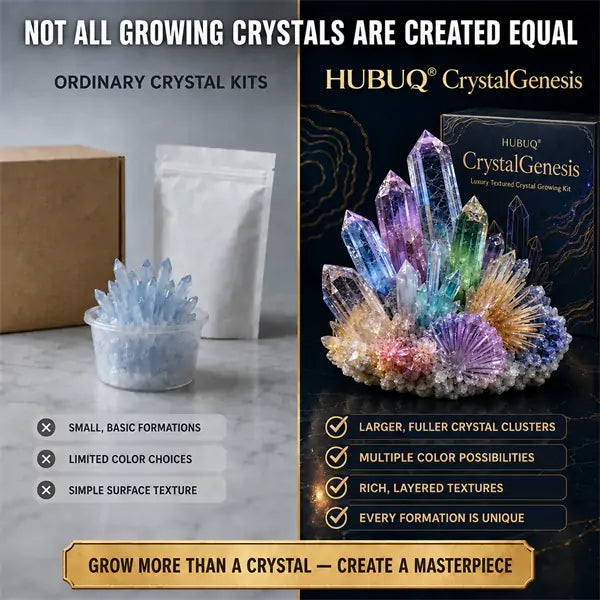 Save 50% by ordering today丨HUBUQ® CrystalGenesis — Luxury Textured Crystal Growing Kit